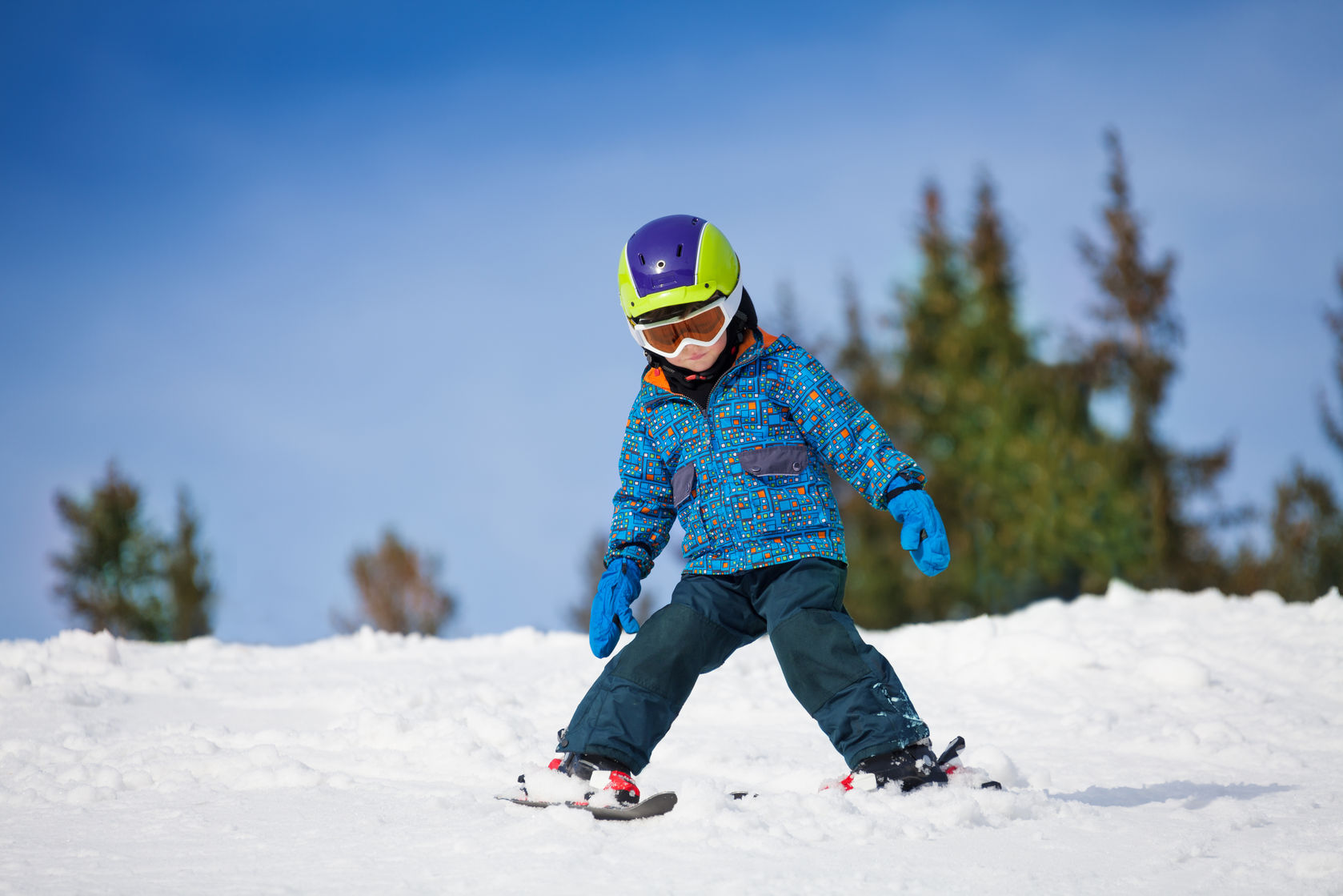 Как поставить ребенка на сноуборд?